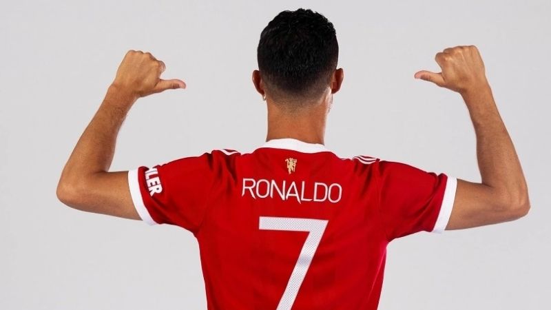Nguồn gốc chiếc áo số 7 của Ronaldo tại Manchester United